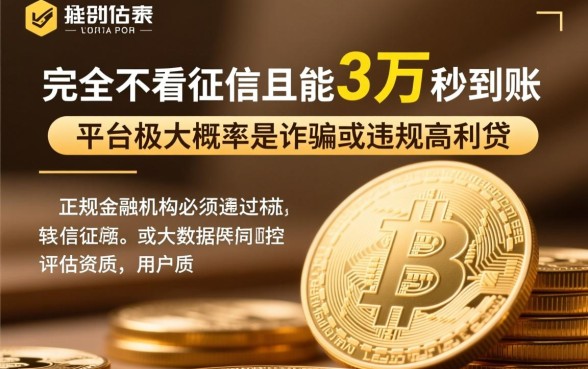 不看征信借款3万马上到账的平台有哪些