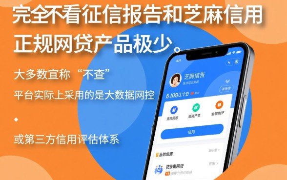 不查征信和芝麻信用的网贷有哪些