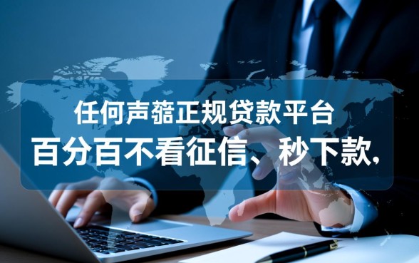 贷款软件不看征信的有哪些平台呢