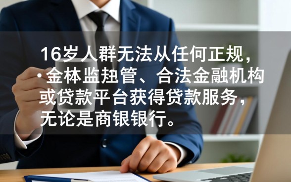 16岁贷款能贷的正规平台有哪些