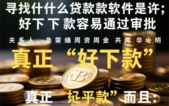 什么贷款软件好下款容易通过审批