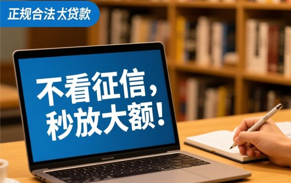 哪里可以大额借钱不看征信的平台