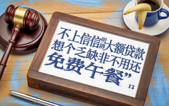 不上征信的大额贷款可以不用还吗