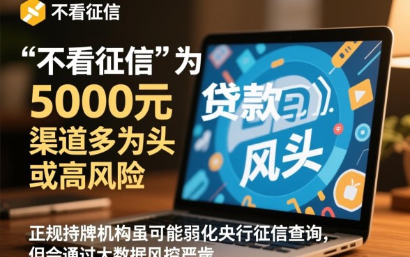 借5000直接下款没征信的平台有哪些