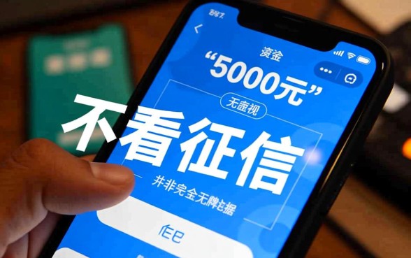 借款5000不看征信负债秒到账吗