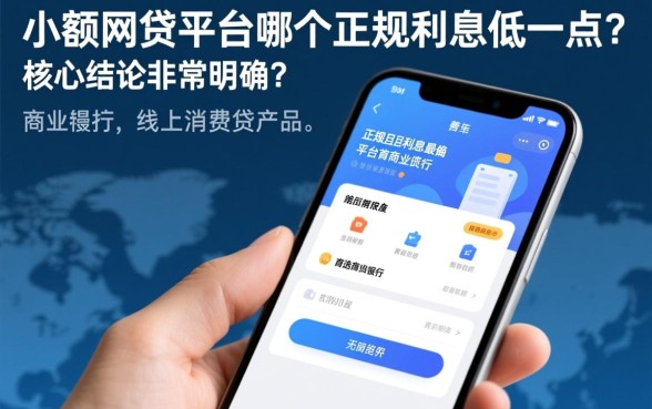 小额网贷平台哪个正规利息低一点