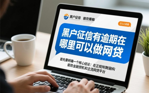 黑户征信有逾期在哪里可以做网贷