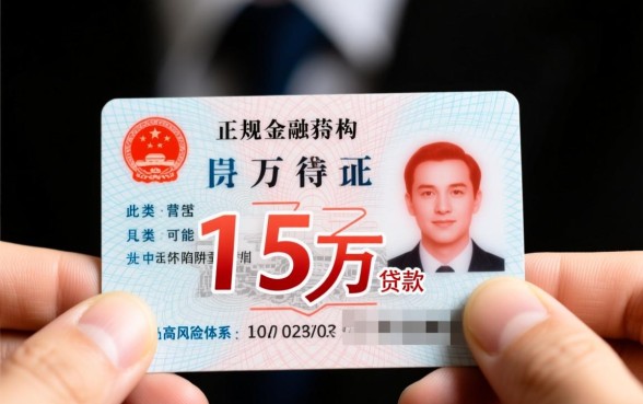 急需用钱一张身份证能借15万吗