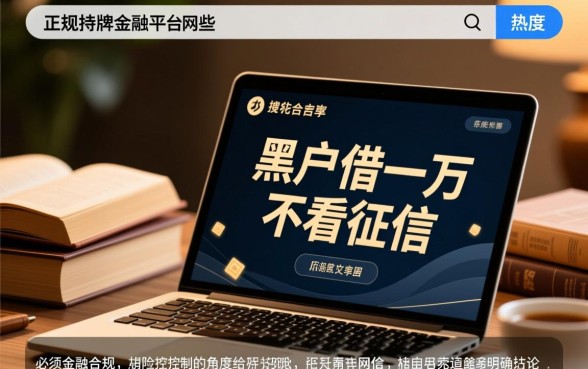 黑户借一万不看征信的平台有哪些