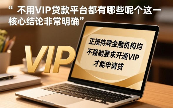 不用vip的贷款平台都有哪些呢