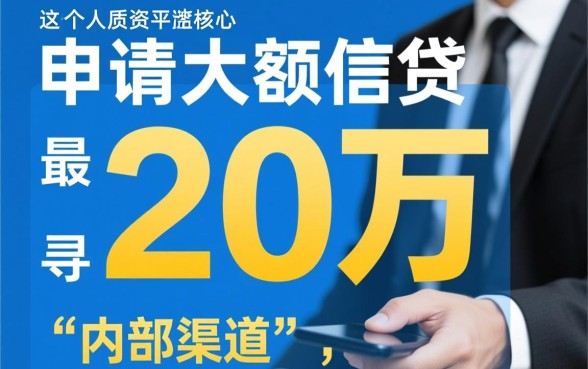 最高20万大额网贷好下款的口子有哪些