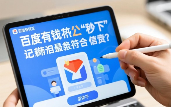 百度有钱花公积金贷款好下吗