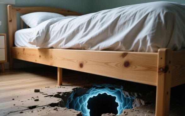 梦见睡觉的床下有洞口子什么意思,梦见床下有洞预示什么 梦见睡觉的床下有洞口子什么意思