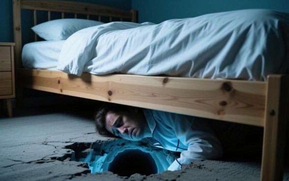 梦见睡觉的床下有洞口子什么意思,梦见床下有洞预示什么 梦见睡觉的床下有洞口子什么意思