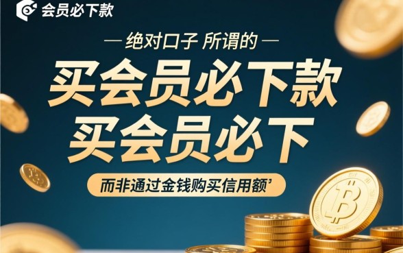 现在有几个买会员必下款的口子啊