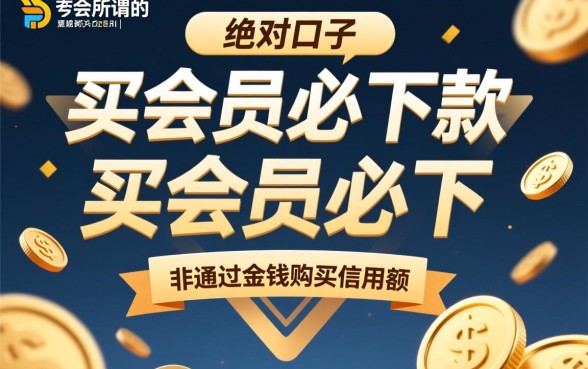 现在有几个买会员必下款的口子啊