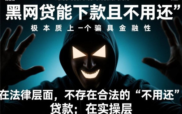 黑网贷能下款的口子不用还吗知乎