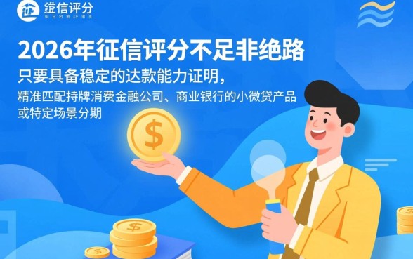 2026年评分不足可以下的网贷有哪些,真的能下款吗? 2026年评分不足可以下的网贷有哪些