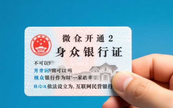 同身份证开通2个微众银行可以吗 同身份证开通2个微众银行可以吗