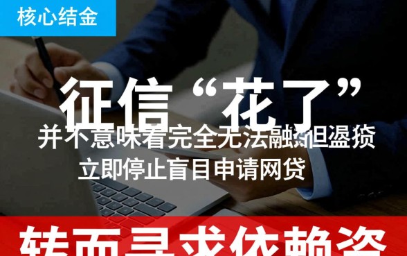 网贷征信花了哪里可以借钱急用啊