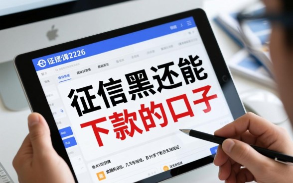 2026年征信黑还能下款的口子