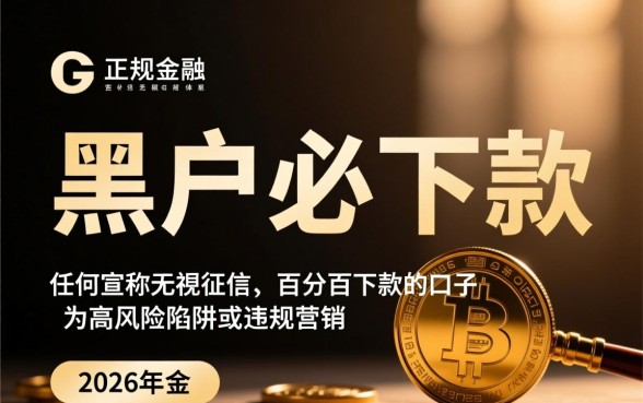 2026黑户必下款的口子有哪些