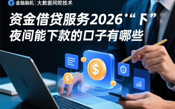 2026夜间能下款的口子有哪些
