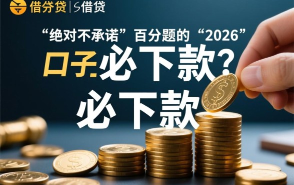有没有什么口子必下款的2026
