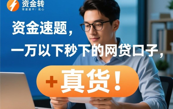 一万以下秒下款的网贷口子有哪些