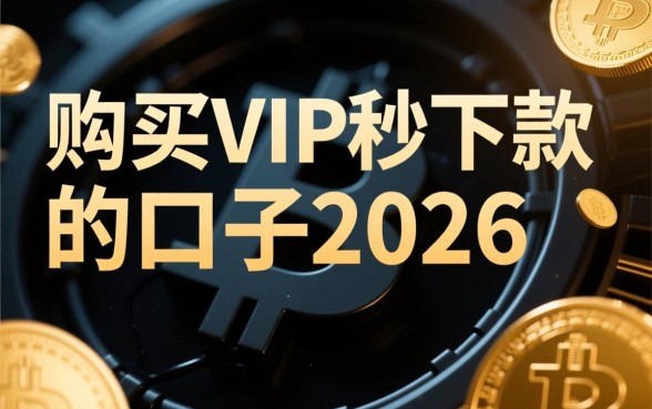 购买vip秒下款的口子2026有哪些