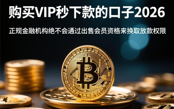 购买vip秒下款的口子2026有哪些
