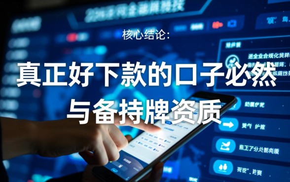 2026年7个好下款的网贷口子