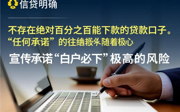 白户有哪些百分百下款的贷款口子