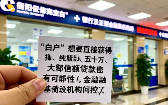 衡阳有没有白户下款五十万的口子