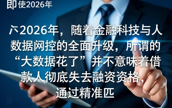 大数据花了能下款的口子2026有哪些