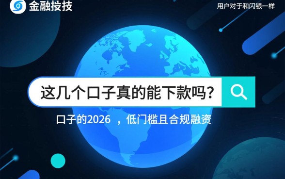 和闪银一样必下款的口子2026