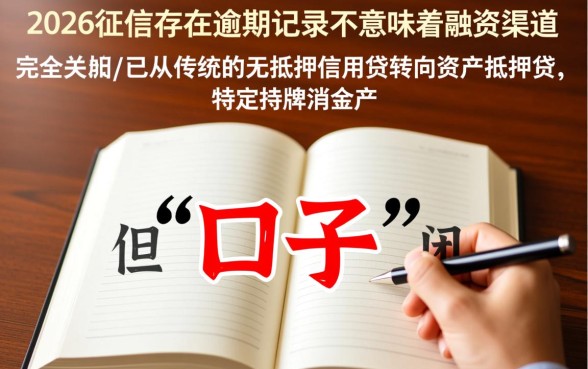 2026逾期还能分期下款的口子有哪些