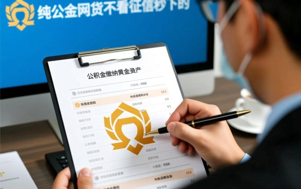 纯公积金网贷不看征信能下吗