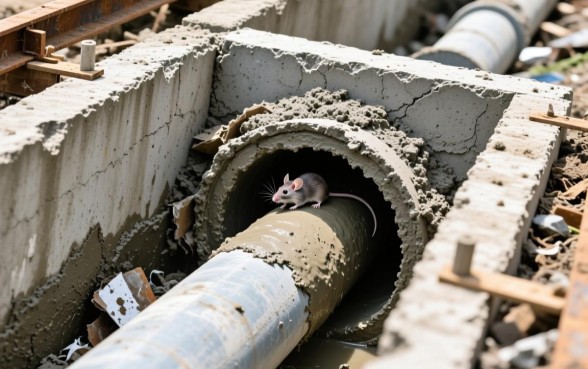 怎么用水泥堵住下水道口子