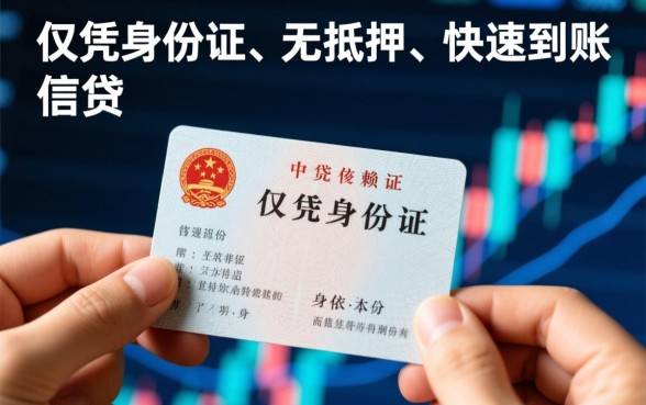 凭身份证无抵押最容易下款的口子有哪些