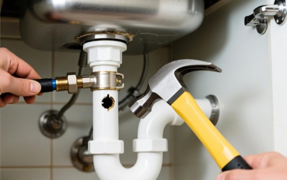 厨房包的下水管怎么凿开一个口子,下水管开孔要注意什么 厨房包的下水管怎么凿开一个口子