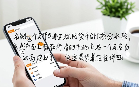 手机实名一个月容易下的高炮口子有哪些