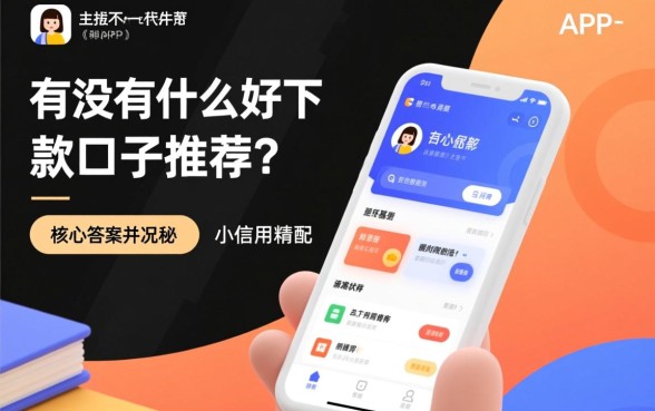 有没有什么好下款的口子推荐一下