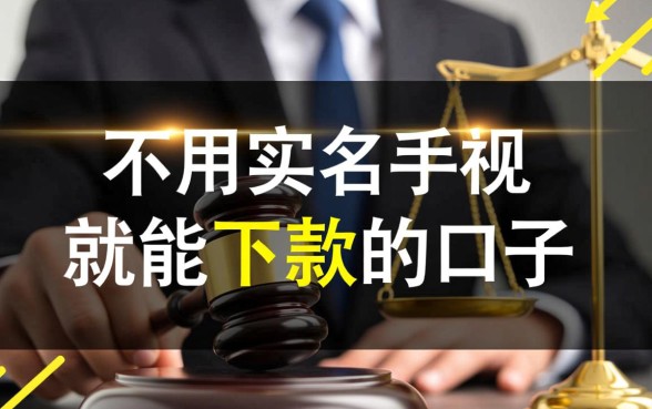 有不用实名手机就能下款的口子吗