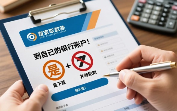 贷款下款必须到自己的银行账户么