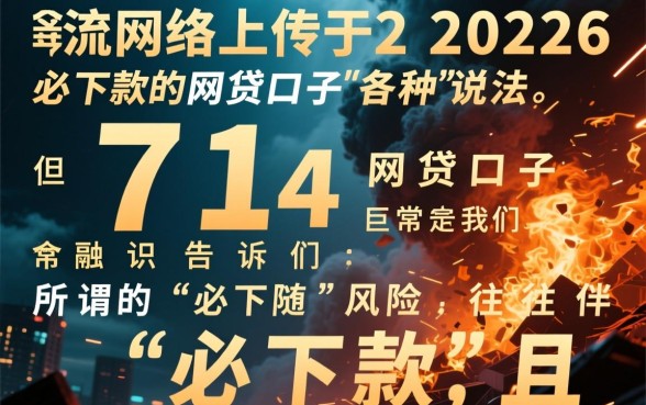 2026必下款的714网贷口子