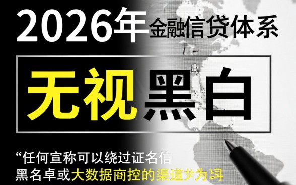 2026年无视黑白的大额口子有哪些