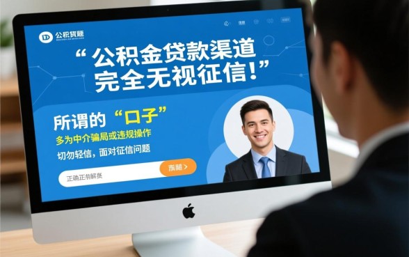 公积金贷款口子无视征信怎么办