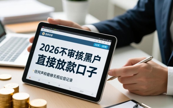 2026不审核黑户直接放款口子是真的吗