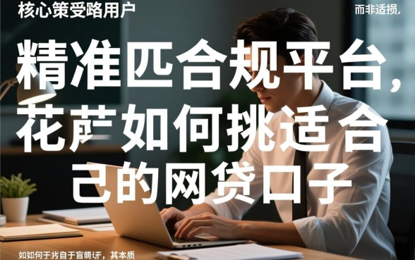 花户如何挑选适合自己的网贷口子